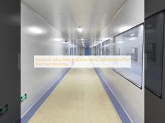 Fenêtres en verre trempé de sécurité de 5 mm en alliage d'aluminium pour atelier sans poussière